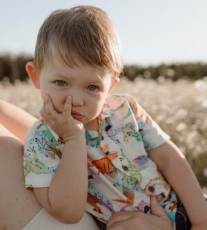 Natalie Krill Instagram - I can’t believe my baby boy is 3. What joy he brings us. Always sure to keep us on our toes. Our clever and curious little boy. Our little adventurer. We love you so much. It just gets better and better 🥰💓👨‍👩‍👦