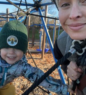Natalie Krill Instagram - I can’t believe my baby boy is 3. What joy he brings us. Always sure to keep us on our toes. Our clever and curious little boy. Our little adventurer. We love you so much. It just gets better and better 🥰💓👨‍👩‍👦