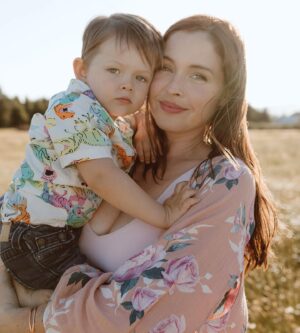 Natalie Krill Instagram - I can’t believe my baby boy is 3. What joy he brings us. Always sure to keep us on our toes. Our clever and curious little boy. Our little adventurer. We love you so much. It just gets better and better 🥰💓👨‍👩‍👦