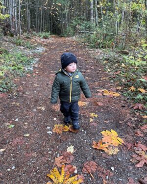 Natalie Krill Instagram - My baby is 2 years old today. He’s a music loving climber. An explorer of nature. A little joker. A lover. The best snuggler. And mama and Isa’s little boy. We love him so much. Watching him grow and change and become his own little person is such an honour. Happy birthday baby. ❤️🤩🤩

His adorable little puppy robe is from the amazing @beeja.may ❤️