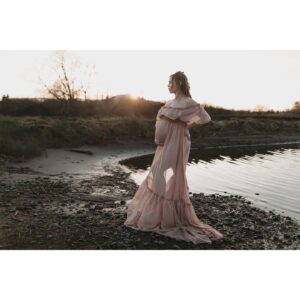 Natalie Krill Instagram - Life is truly a magical rollercoaster. We couldn’t be more excited about our newest additions. Turning our little family of 3 into a family of 5. 
This July we will welcome our little twins 💕 
Good one, universe 😉
The biggest thank you to our dear friend @innersolsticephotography for capturing these moments for us. 🤍🤍🤍
My beautiful dress courtesy of @valley_of_wanderlust 
🤍🤍🤍