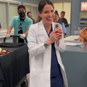 Natalie Morales Instagram - Somehow until this year I’d never been on a set working on my birthday and these very nice people made it very nice. Thank you for welcoming me to GSM :) 
[my bday was in February this is not a bid for hppybday comments!  but this episode just aired tonight so i can finally post pics from it ]