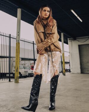 Natalie Morales Instagram - @dylanperlot for @tmrwmag 
Styling by @kimmyerin 
Hmu @catwron
