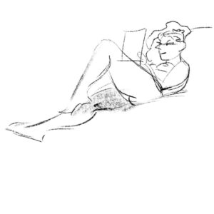 Natalie Nourigat Instagram - Fantastic, 5-minute couch poses from figure drawing at work last week.
.
.
.
#modelevivant #parisfrance #story #storyart #storyboard #gesture #quicksketch