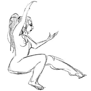 Natalie Nourigat Instagram - 2-minute poses from figure drawing~ 😊