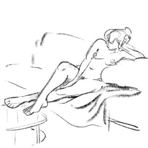 Natalie Nourigat Instagram - Figure drawings from a live model session at work!
.
.
.
.
#procreate #ipad #digitalart #lavieparisienne #modelevivant #storyboard #gesturedrawing #figuredrawing