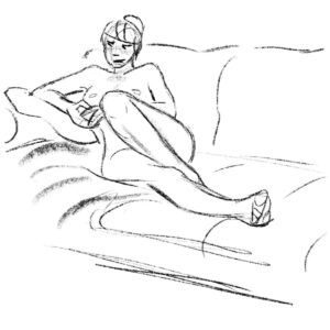 Natalie Nourigat Instagram - Figure drawings from a live model session at work!
.
.
.
.
#procreate #ipad #digitalart #lavieparisienne #modelevivant #storyboard #gesturedrawing #figuredrawing