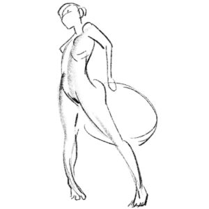 Natalie Nourigat Instagram - Sketches from figure drawing at work 😊✌️✍️