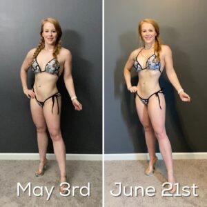 Natalie Renee Long Instagram - Happy Transformation Tuesday!
.
This is my progress so far since I started with @christopher_melancon at @teamlegacylifestyle .
.
Down 8.2lbs and 4.5inches
.
I’m super happy with the progress so far. It has taken SO much pressure off of me. Trying to judge if I’m on track myself was WAY too much for me mentally. My goal this year is to bring a better package than I’ve brought to the stage and I’m on my way to doing just that!
.
I’m 9 weeks out from @nashvillefitshow and 15 weeks out from @npcnashvillenightofchampions 
.
Also… I FINALLY finished my next Competition Prep video on YouTube!!! If you want to see the progress I’ve made since the beginning of the year go check it out!
.
Always remember...
.
Your worth has nothing to do with your weight. Love and respect yourself. Enjoy life and be happy.💖
.
For coaching inquiries, email me at GetHappyBeFit@gmail.com
.................................................................
#nataliereneekirk #gethappybefit #weightloss #photooftheday #motivational #npcbikiniprep #fitlife #howitstartedhowitsgoing #preplife #weightlossprogress #nashville #motivation #fitness #ginger #behappy #fitgirls #fitnesspodcast #competitionprep #girlswholift #fitfam
