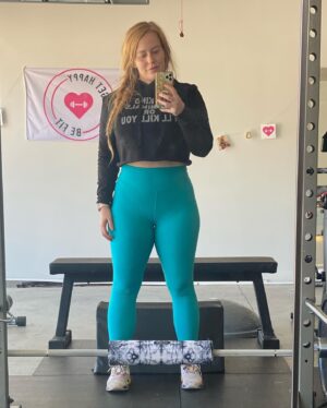 Natalie Renee Long Instagram - Happy Monday Friends!
.
No Get Happy Be Fit episode this week because I was busy celebrating my 39th birthday.
.
This year I’m starting a whole new fitness journey. The goals I want to reach before my 40th birthday are…
.
Grow my glutes (genetically I hold a lot of fat there but I want the booty to be just as popping when I’m leaner)
.
Get back to my ideal weight in a healthy, sustainable way for ME, not judges, 🏆 or 🏅.
.
My plan is to document the journey on YouTube in a series called “Fit Before 40” so people can see the ups and downs and know that getting fit is possible at every age. 
.
Here we go y’all!
.
And don’t worry, I won’t ACTUALLY kill you, but you’ll be dead to me.
.
And always remember...
.
Your worth has nothing to do with your weight. Love and respect yourself. Enjoy life and be happy.💖
…………………………………………
#nataliereneekirk #gethappybefit #healthyweightloss #lawofattraction #motivational #bodypositivefitness #lawofattractionforweightloss #motivationmonday #loapodcast #motivation #fitness #ginger #behappy #fitnesspodcast #thinkonpurose #fitbefore40