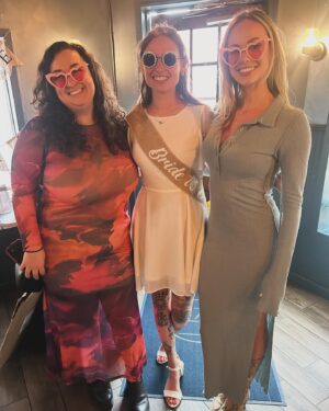 Natalie Cuomo Instagram - Today was my bridal shower!!! 👰‍♀️✨ Thank you to my mom and my future mother in law for putting this day together and making me feel so very loved and special. It means the world to me and today will go down as one of the most precious memories of my life 🌻♥️ Thank you to my fiancé @danlamorte for being such an incredible partner. I can’t wait to marry you in July!!