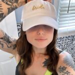 Natalie Cuomo Instagram – Tatted bride 👰‍♀️ ✨