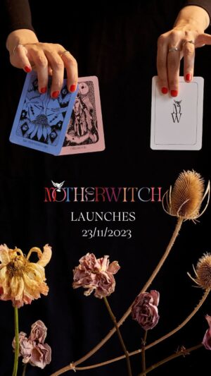 Natasha Khan Instagram - The Motherwitch Oracle Deck has arrived! ✨🤍🌀

It’s so beautiful, I’m so proud of the work it’s taken to get this ready for you all. Whether you need help with creative block, life choices, guidance, this deck can help provide insight into your own psyche, and be your companion. 

Thanks so much to @slc_london for helping me bring this vision to life! Physical orders are ready to go from tomorrow!

Thank you for my beautiful dress @abodi_official_ 🤍🦇🫶🏼 @juicylames