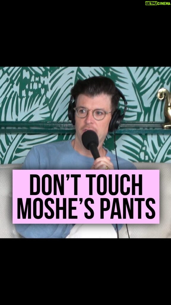 Natasha Leggero Instagram - Don’t touch Moshe’s pants • this week’s @endlesshoneymoonpod is live now on YouTube and wherever you find podcasts