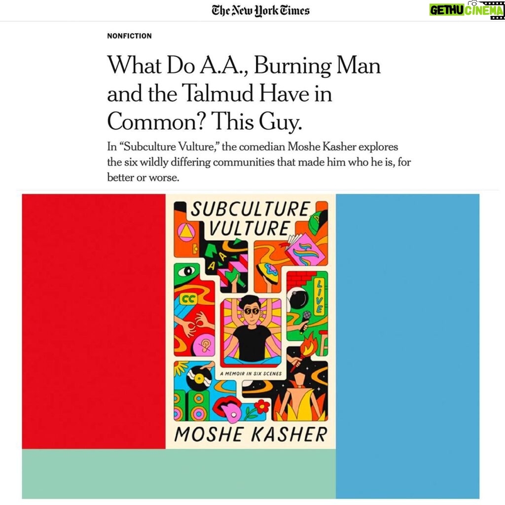 Natasha Leggero Instagram - So proud of my life partner @moshekasher for writing ANOTHER book that the @nytimes is raving about! Go to moshekasher.com to get tickets and the book