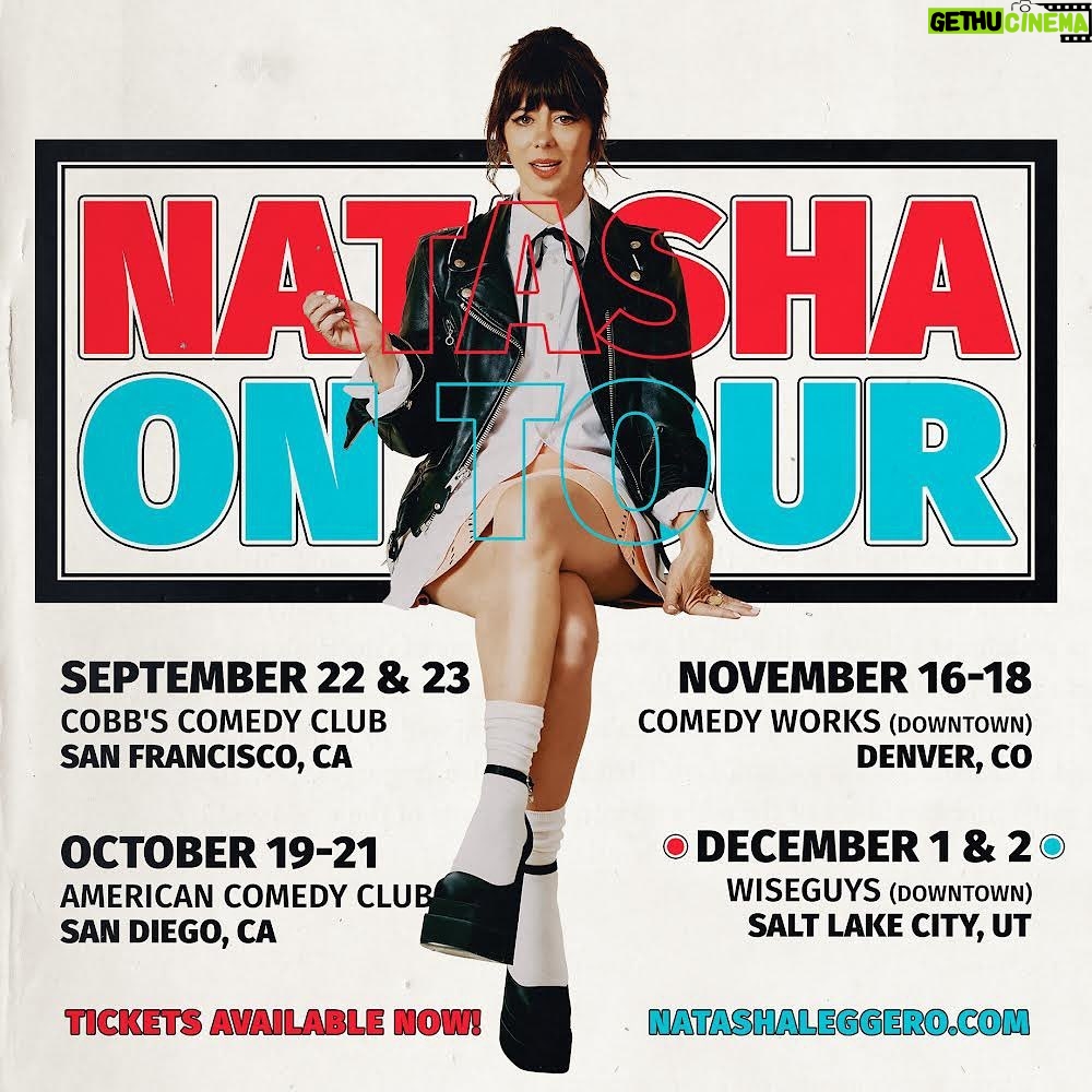 Natasha Leggero Instagram - Ok fine here's my tour dates this is my limit