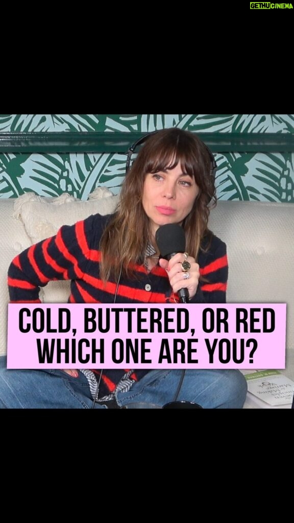 Natasha Leggero Instagram - Cold, buttered, or red…which one are you? • this week’s @endlesshoneymoonpod is live now on YouTube or wherever you get your podcasts