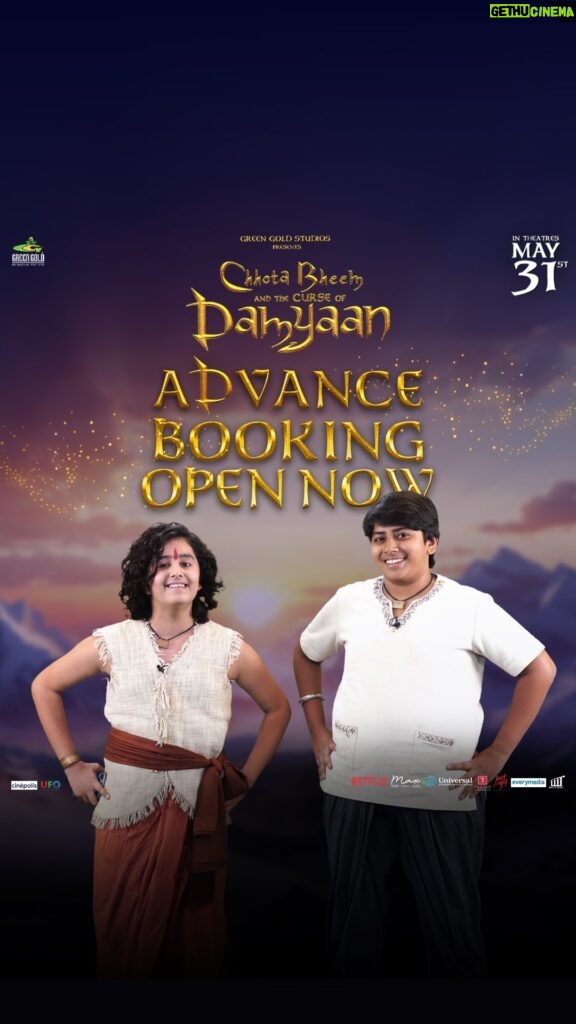 Navneet Kaur Dhillon Instagram - Get ready for the ultimate weekend entertainer to cool off your summer! ♨️💫 Watch #ChhotaBheemAndTheCurseofDamyaan with friends and family at your nearest theatres on May 31st❤️ Advance bookings open now! 🎫 #CBCODonMay31 #ChhotaBheem @chhotabheem @greengoldtv @rajivchilaka @meghacgreengold @anupampkher castingchhabra @mukeshchhabracc @srinivaschilakalapudi @bharathlaxmipati @yagyabhasin @makaranddeshpandeofficial @missdhillon @raghavsachar @iamaashriyamishra @vijaybinni @dopsuryaa @shajichoudhary @swarnapandey12 @advik_jaiswal_04 @twolittlechamps @isanjaybishnoi @chandrashekhardutta @ariyanaglory @kabir_sajid_2009 @surbhitiwari9 @akkiakshita @kaizy2020 @sravan93 @bhanu_choreographer @pruthvi_action @junaid.editor @sd_junaid @ufomoviez @cinepolisindia