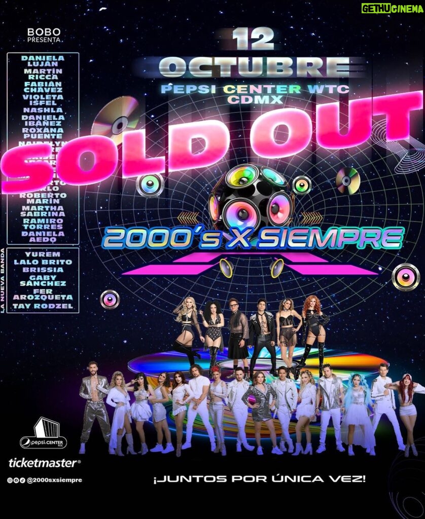 Naydelin Navarrete Instagram - No quepo de la emoción! Nuestro primer SOLD OUT!! 😱🥹🥹 No puedo estar más que agradecida y conmovida con tanto amor y tantas muestras de cariño! Fuimos una generación llena de hermosos recuerdos y momentos felices! ESTAMOS LISTOS para recordarlos con todos ustedes esta noche! GRACIAS por todo GRACIAS X SIEMPRE! #2000sxsiempre #pepsicenter #concierto #soldout #blessed