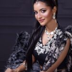 Nazifa Tushi Instagram - “Let your uniqueness shine and illuminate the world. ✨🖤 . . . . Wearing @festivibe.official @zahidkhanbridalmakeover 📸 @mh_bipu