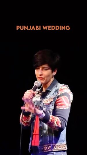 Neeti Palta Instagram - Hum Punjabiyon ka swag hi alag hai. 
.
.
#punjabiwedding #punjabiweddings #neetipalta #neetipaltacomedy #punjabiweddingsong #railgaddi #punjabiswag