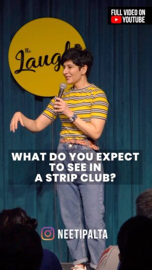 Neeti Palta Instagram - What do you expect to see in a strip club?
Watch full video. Link in bio. 
.
.
.
#neetipalta #neetipaltacomedy #stripclub #stripclublife