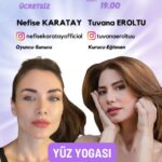 Nefise Karatay Instagram - Kurucu ve Eğitmen Tuvana EROLTU, Oyuncu ve Sunucu Nefise KARATAY ile 15.02.2024 Perşembe günü saat 19:00'de Canlı yayında söyleşi yapacaklar.🎉 Tuvana Eroltu Akademi Kurucusu ve Yüz Yogası Eğitmeni Tuvana EROLTU ile Güzeller güzeli oyuncu ve sunucu olan Nefise KARATAY Yüz Yogası hakkında merak edilenleri konuşacak. 'Yeni Hayat' programı ile gündemde olana Nefise KARATAY yaklaşık bir buçuk senedir yüz yogası yapmaktadır. Kendi tecrübesi ile bizlere ışık tutmaya geliyor. Yüz yogasının güzel bir sohbet eşliğinde anlatılacağı bu söyleşiyi kaçırmayın ❤️ 📽UNUTMAYIN CANLI YAYIN 15.02.2024 PERŞEMBE 19:00 @tuvanaeroltuakademi instagram sayfasındadır. @nefisekaratayofficial ile birlikte. Hepinizi yayınımıza bekliyoruz. ❤️ Bizleri takipte kalın. Sevgiler❤️ #Tuvanaeroltuakademi #yüzyogası #nefisekaratay #canliyayin #yogalife