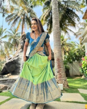 Neha Deshpande Instagram - A bit of Telugu Ammayi 💕