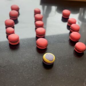 Neha Deshpande Instagram - A balanced diet is a macaron in each hand 🩷

Voila @studio.patisserie 🫡🤍