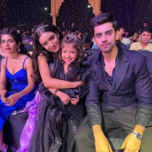 Neha Solanki Instagram - Behind the scenes of stardom: Kairi and Titli, sharing secrets and smiles at the StarPlus Awards. 📸✨

@nehasolankioffl 
@avinash_world 
@vrihikodvara.official 

#starparivarawards2023 #celebrity #titli #kairi #imliestarplus #starplus #nehasolanki #vrihikodvara