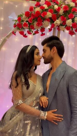 Neha Solanki Instagram - Love and love everywhere 💕🦋
#Titli #Tirv #Avinashmishra #Nehasolanki
Styled by - @partho_ghoshal