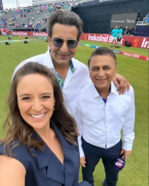 Neroli Meadows Instagram - An incredible privilege to host my fourth India v Pakistan clash in a World Cup. The josh is high in NYC!!! 

Thanks to @robertcianflone for the first snap!!