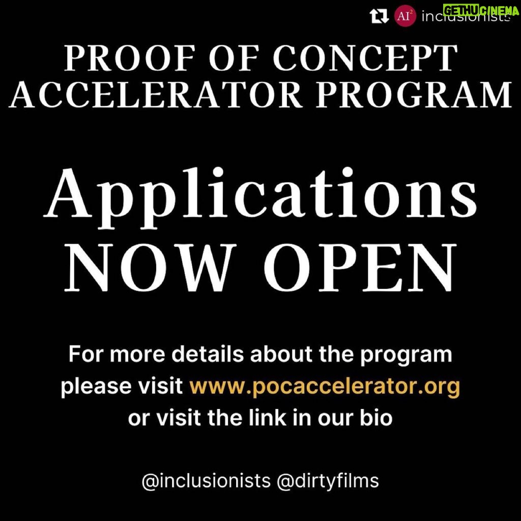 Nia Vardalos Instagram - This is an excellent program! Repost from @inclusionists • It’s here! Applications are now open for the Proof of Concept Accelerator Program. Apply now for a chance to make a short film that could lead to a feature film or TV project. The program offers financial support, mentorship, and film exhibition opportunities, with $50,000 for up to eight recipients and connections to industry leaders. We look forward to your submissions! Happy New Year! #filmmentorship #filmmakers #ascj #proofofconcept @wearenetflix