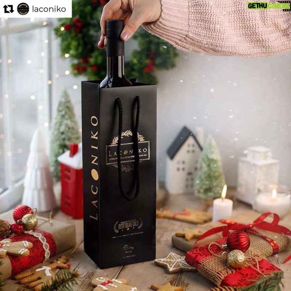Nia Vardalos Instagram - This AWARD-WINNING 🏆 olive oil is absolutely smooth and delicious. See their site for many tasty oil & vinegar options for your home and for a great unique gift. Visit the @laconiko site for choices! #notanadjustafan