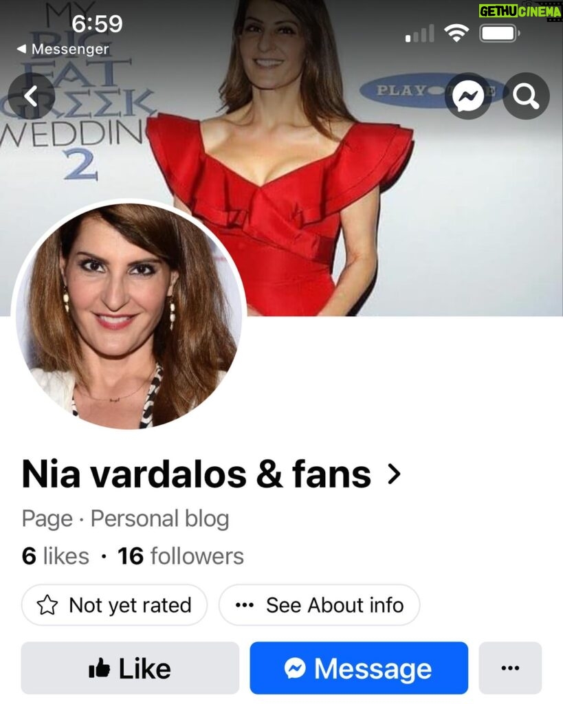 Nia Vardalos Instagram - @meta It has come to my attention that fake accounts on @facebook are corresponding with accounts and asking people for money. My name and photo are my own, this is copyright infringement, theft and an international crime of scamming innocent people out of money. For the record, the majority of actors do not read our DMs because they’re filled with feet pic requests and tags to underage porn sites. Plus, I do not have an account on @facebook or Telegram or dreadful Twitter or its silly new name. Please don’t send anyone money, ever. Facebook is a horrible unregulated place and @Meta does not take care of its users. To all who sent these sites money for exclusive membership or access, you were scammed.