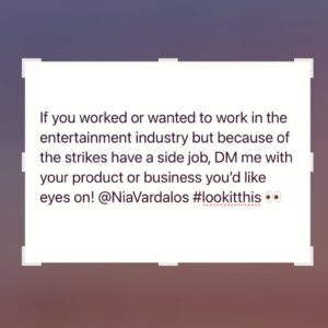 Nia Vardalos Instagram - What’s your side hustle? #lookitthis 👀