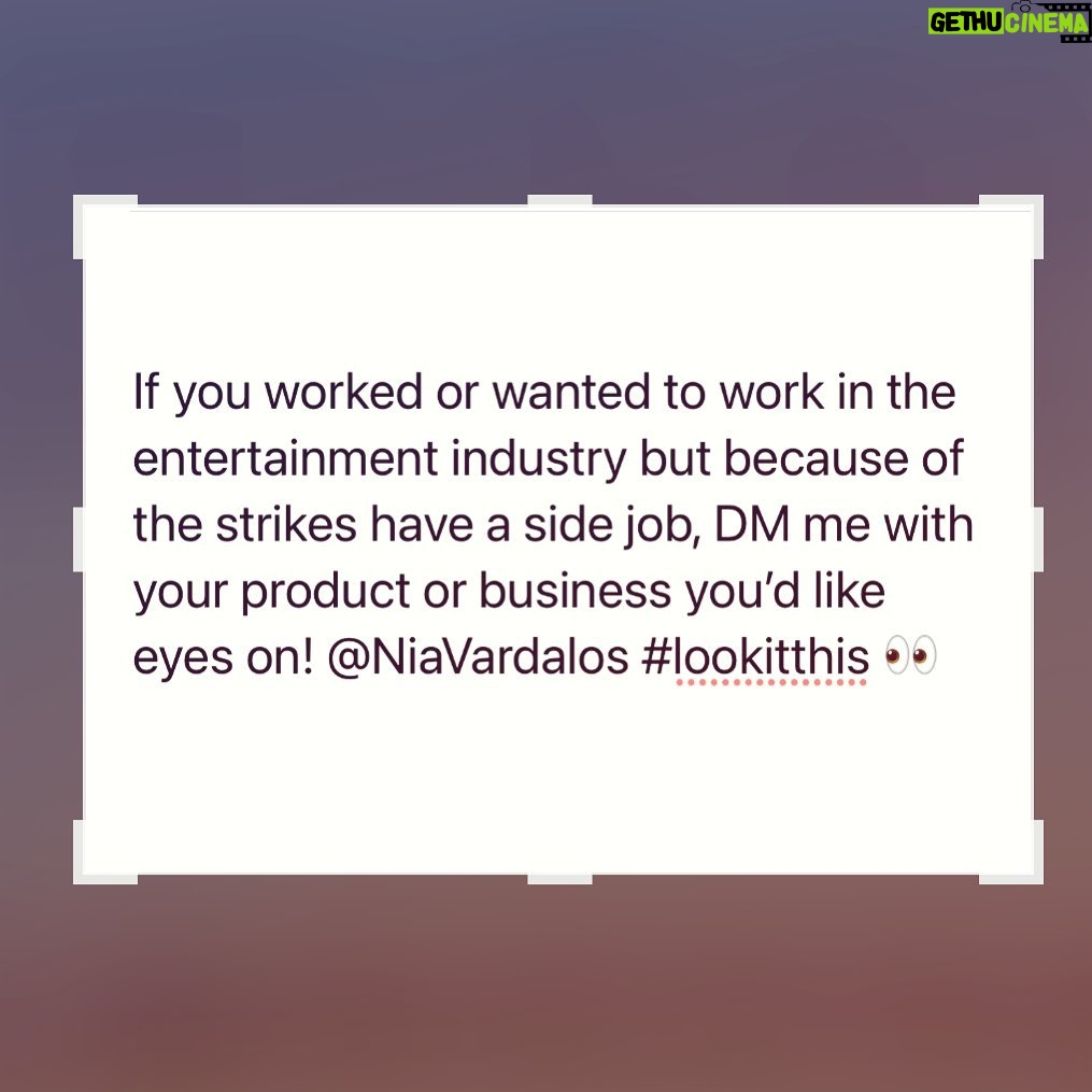 Nia Vardalos Instagram - What’s your side hustle? #lookitthis 👀