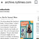 Nia Vardalos Instagram – Every so often, I post about my New York Times bestseller book #InstantMom because ALL proceeds go to adoption… and so far the book has placed over 1700 children in permanent homes. Swipe for pics: So if you buy the book from any site, you are doing good. 😉 My pal @becky.fawcett who founded amazing @helpusadopt has now partnered with @veronicabeard (who had sent me clothes for my book tour. 💜 ) And now this event will raise money for adoption. And you get to buy a purse! #adoption #book #purse #fashion 👜 👛