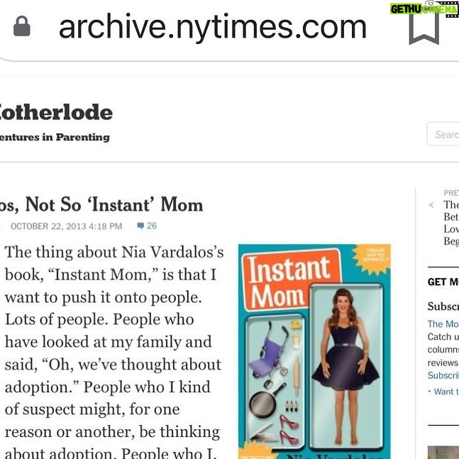 Nia Vardalos Instagram - Every so often, I post about my New York Times bestseller book #InstantMom because ALL proceeds go to adoption… and so far the book has placed over 1700 children in permanent homes. Swipe for pics: So if you buy the book from any site, you are doing good. 😉 My pal @becky.fawcett who founded amazing @helpusadopt has now partnered with @veronicabeard (who had sent me clothes for my book tour. 💜 ) And now this event will raise money for adoption. And you get to buy a purse! #adoption #book #purse #fashion 👜 👛