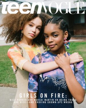 Nico Parker Instagram - I'm so excited to be @TeenVogue's latest cover star together with the gorgeous @marsaimartin ❤️