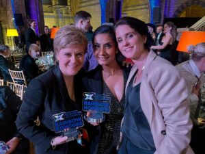 Nicola Sturgeon Instagram - Fun times last night @rainbowhonours awards in London with @quineofcrime @profjosharp @hannah_bardell - also lovely to see @bbceastenders finest @leesopal and @heatherpeaceofficial