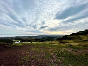 Nicola Sturgeon Instagram - It’s been a while, but an early morning hike up Arthur’s Seat, while blethering with a pal (when able to breathe!) never disappoints- good for the soul.

#edinburgh #arthursseat #hillwalkingscotland #hillwalking #walking