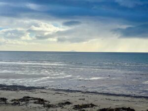 Nicola Sturgeon Instagram - Took a break from book-writing (!) for a Good Friday walk along Troon beach this afternoon. The vibe was quite Easter/resurrection at one point!! Beautifully atmospheric.