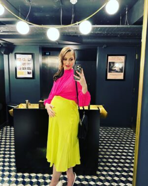 Nicola Thorp Instagram - Desperately clinging on to my dopamine wardrobe.