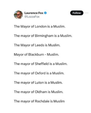 Nicola Thorp Instagram - There’s a racist, anti-Muslim tweet doing the rounds on Twitter, courtesy of Laurence Fox.

Let’s take a look at the facts, shall we?

https://fullfact.org/online/muslims-in-the-uk/