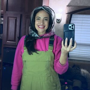 Nicola Correia Damude Instagram - I call this look…”Sexy Grandma, going Fishin’!”🤣💦 actorlife @actratoronto @actradiversityto @actranational#MeasureYourPowerNotYourDressSize @shadowhunters #shadowhunters #lightwood #mamamaryse #measureyourpowernotyourdresssize @residentalien #residentalien @theboystv #theboys @farcrygame #lawandordertoronto @lawandorderto