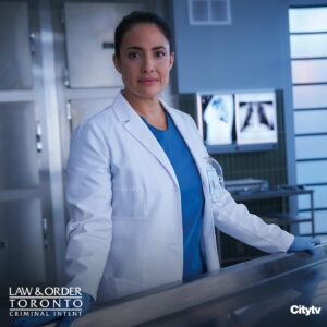 Nicola Correia Damude Instagram - 🎶DUN DUN🎶 TONIGHT’S the Night!!!❤️🎉 My heart skipped a beat when I saw this picture. The original @nbclawandorder has been my favourite show since I was 11 years old and to see a character that I created with the L&O Logo is a bucket list moment that I could never even have dreamed of. I can’t wait for you all to meet Dr. Lucy DaSilva and the whole @lawandorderto Family on @city_tv tonight!🎉🎉🎉@karenrobinsonofficial @kccollinsworld  @adenyoung @kathleenmunroe @callmemistertibbs @cameronpicstv @larkproductions #lawandordertoronto #lawandorderthursday #lawandorderthursdays #cancon @wolfentertainment #womeninfilm #womenintv #womenintelevision @actratoronto @actranational @actradiversityto