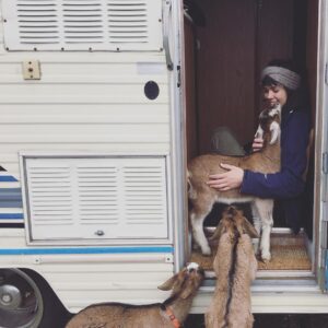 Nicole Gale Anderson Instagram - As much as we’ve enjoyed calling Humboldt home- the hubby, Simon, and I have decided to pack up once again and hit the road in our little vintage camper. We aim to explore the Pacific Northwest this spring/summer and learn more about animal husbandry, top bar beekeeping and flower farming along the way. Our first month in Oregon will be spent caring for these silly goats at @fragafarm- then we’re off to learn how to grow, dry and process herbs & flowers in Washington at @moonvalleyorganics! I’m grateful to have worked with such beautiful flowers and wonderful women at Ridgetop Gardens, to have begun my journey with herbalism at @dandelionherbalcenter and for the lovely friends we made in Humboldt. We’ll be seeing you again soon. <3 PS- would love any suggestions of where to go/what to see in the PNW!! <3

#ontheroadagain #homeonwheels #homeiswhereyouparkit #organicfarming #womenwhofarm #knowyourfarmer #sustainableagricuture #carefortheearth
