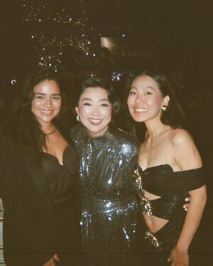 Nicole Kang Instagram - I love you @capeusa 
Congrats on another successful RADIANCE GALA
Beautiful way to close out the weekend 
Celebrating the immense talent in our Asian community and beyond…
Our diaspora is far and wide and I’m excited to see films from more nooks & intersections of the world….
Thank you for always being a home I can come back to
Very proudly wearing an amazing Vietnamese designer @dolongofficial …my favorite dress I’ve ever worn 
Sun/Moon imagery 🌞🌜— special as my mother’s name is Moon…
Thank you to my queen @anatanaka for styling me with all of me in mind 🫶🏽✨