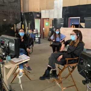 Nicole Power Instagram - I want to adopt all these women. Swipe to end for the most high maintenance b* on set. Wouldn’t work until her hair was perf. 🙄